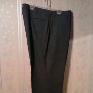 PERMA-PREST DARK GRAY DRESS PANTS 38X30
